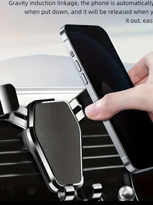 Car phone holder new gravity adjustable ABS smartphone mount