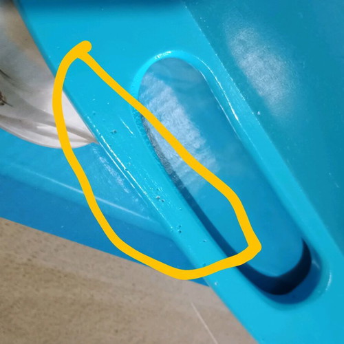 Plastic tray new with marks, code 542
