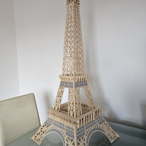 Robotime 3D Wooden Puzzle Eiffel Tower like new