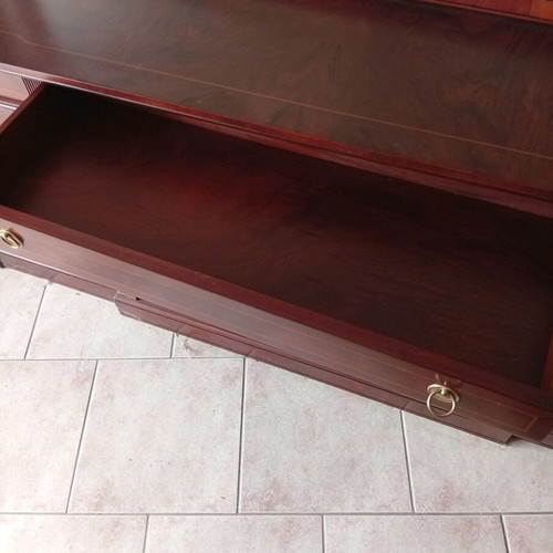 Buffet new with mirror and walnut veneer