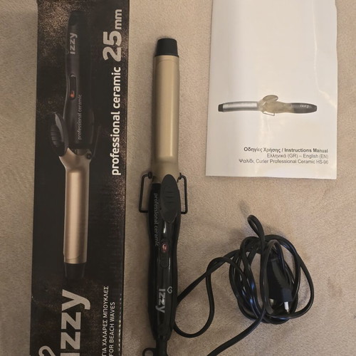 Izzy Professional Ceramic Curling Iron 25mm HS-96
