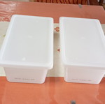 Storage containers like new, 2 large rectangular 29x16
