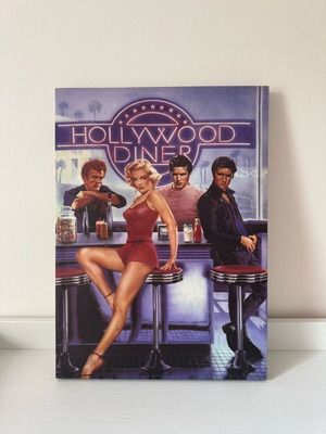 Hollywood Diner canvas print like new