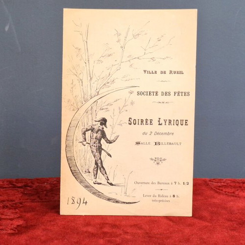 Old French brochure like new