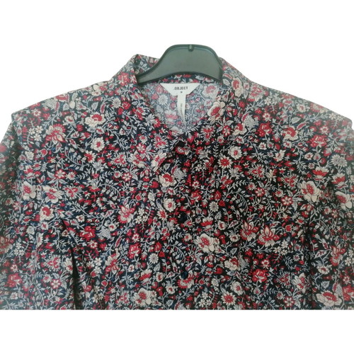 Object shirt like new, 100% organic cotton, floral design, size S