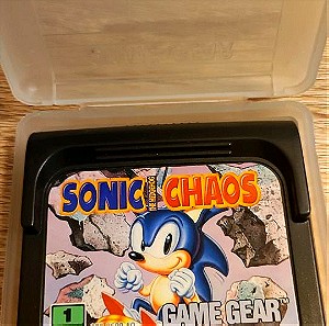 Παιχνίδι Sonic chaos για το sega game gear