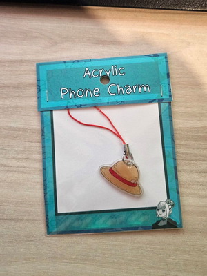 One Piece Luffy Hat Handmade Phone Charm