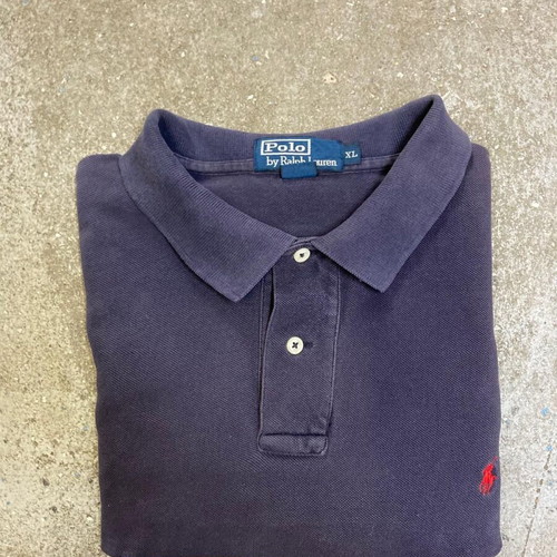 Ralph Lauren Polo shirt XL navy with red pony logo