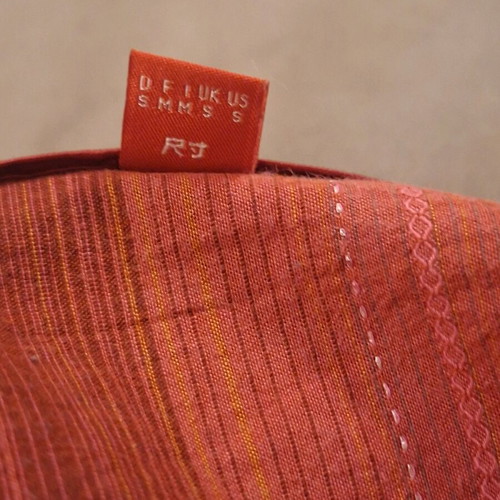 Esprit shirt brick red size S like new with golden threads