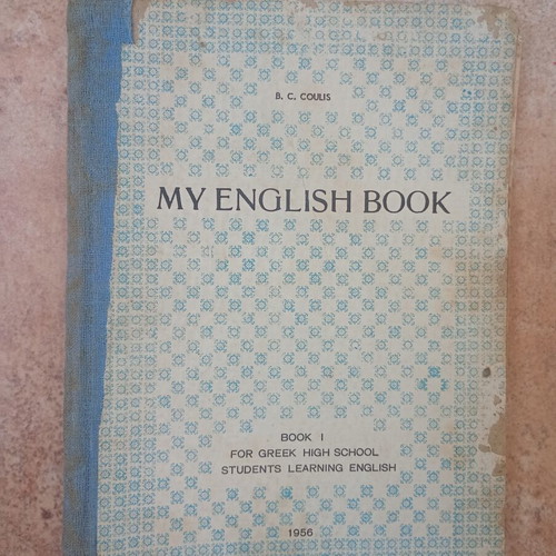 My English Book 1956 used vintage language learning book
