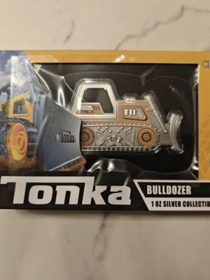 Agoro Tonka Bulldozer 1oz silver collectible