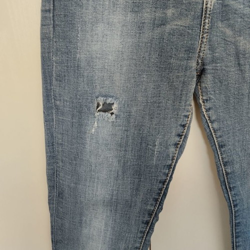 Skinny jeans jeggings used, size 36-38, blue-turquoise