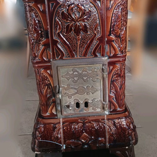 Ceramic wood stove