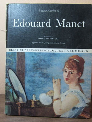 Edouard Manet Vintage βιβλίο τέχνης refurbished, 1967, ιταλικά