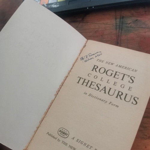 The New American Roget's College Thesaurus in Dictionary Form used