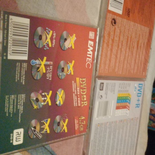 DVDs for recording new, pack of 3
