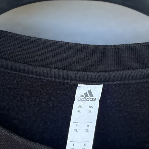 Adidas sweatshirt, black and white, XL