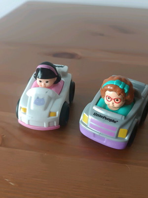 Fisher Price toy cars used, set of 2 (2009)