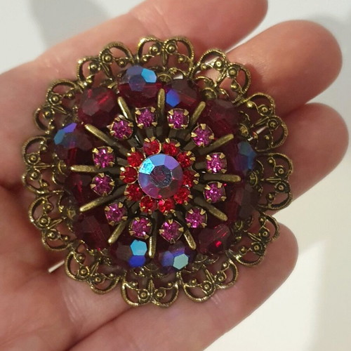 Weiss vintage 50s brooch used, authentic