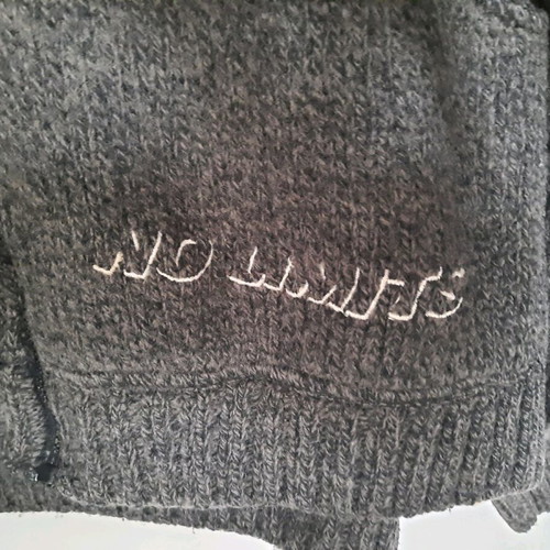No Limit wool cardigan like new, gray, size L