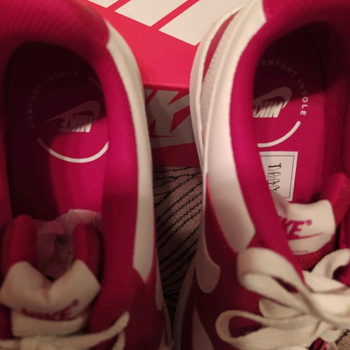Nike Court Vision Lo athletic shoes new, red and white, size 42.5