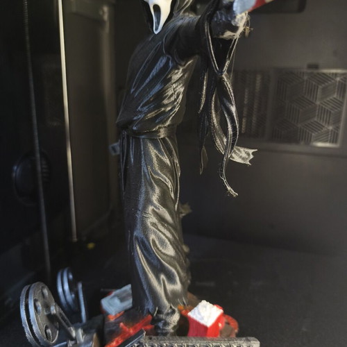 Ghostface Scream Figure 35cm custom 3D printed hand-painted like new