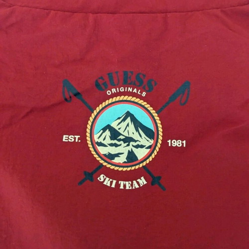 Guess Originals Ski Team Windbreaker XS new, red