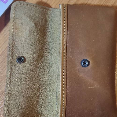 Leather wallet and mobile tobacco holder new
