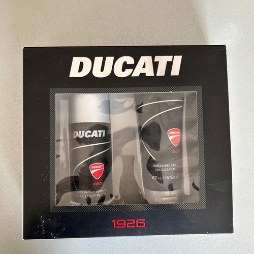 Ducati men's gift set new with deodorant spray and shower gel