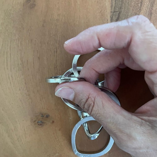 Metal Puzzle Game used with bonus second puzzle