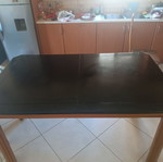 Wooden beech dining table, good quality