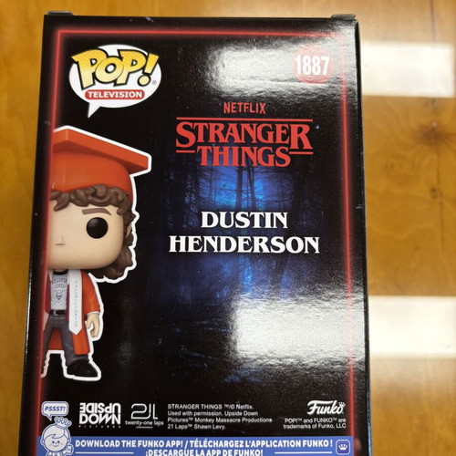Funko Pop! Stranger Things 1887 Dustin Henderson new