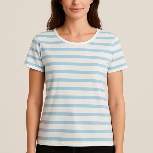 LC Waikiki striped women's t-shirt used, size M
