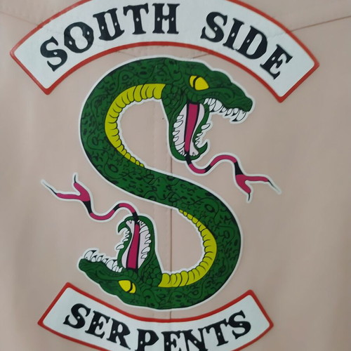 Riverdale South Side Serpents PU leather jacket new pink