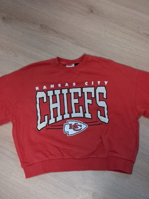 Pull & Bear red NFL sweatshirt, new, size S