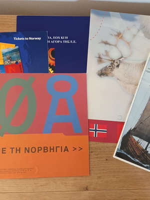 Книги и плакати за Норвегия и викинги, нов комплект от 5 броя