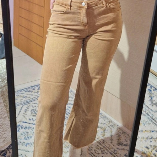 Mango brown jeans like new, elastic and comfortable, size M 38 10