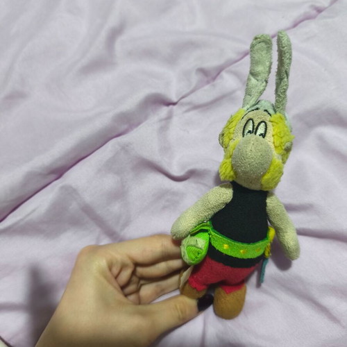 Asterix decorative charm like new for bag and keychain multicolored