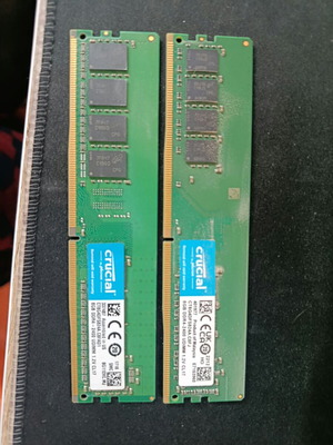 Crucial σετ μνήμης RAM DDR4 16GB με 2x8GB στα 2400MHz