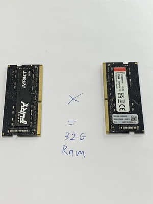 Kingston Fury DDR4 32GB RAM 2x16GB 3200MHz like new