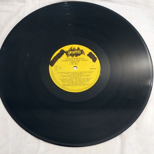 Human Resource Dominating The World vinyl used, electronic