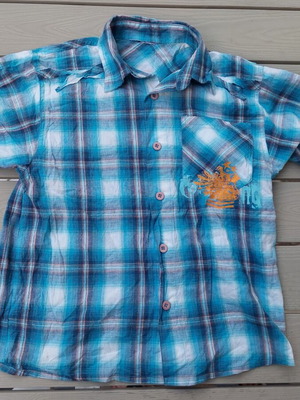 Boys' shirt used, size 9-10 years, blue