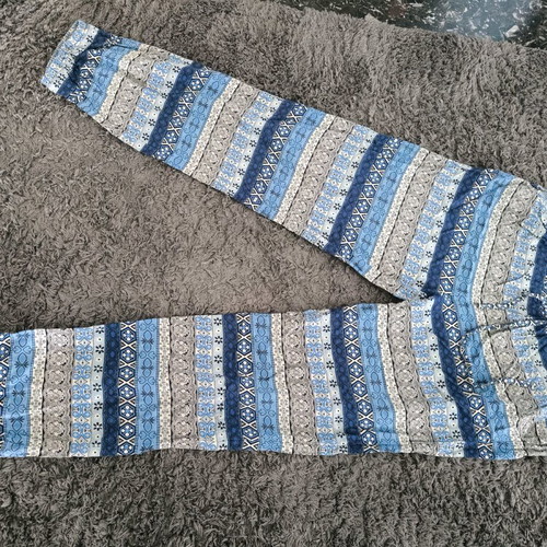 Saya pants used with blue pattern S/M