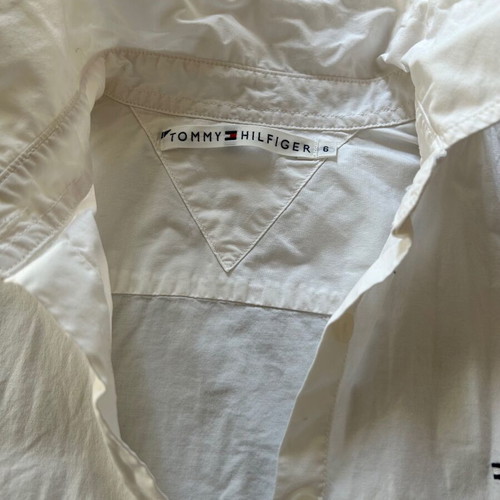 TOMMY HILFIGER No 6 (XS) white long sleeve used.