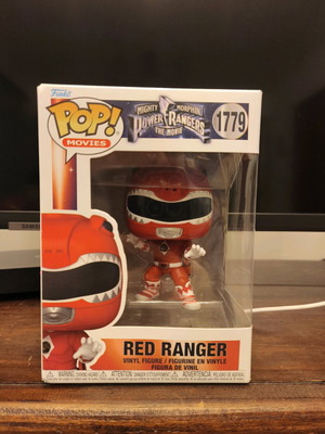 Funko Pop Red Power Ranger new from Power Rangers The Movie