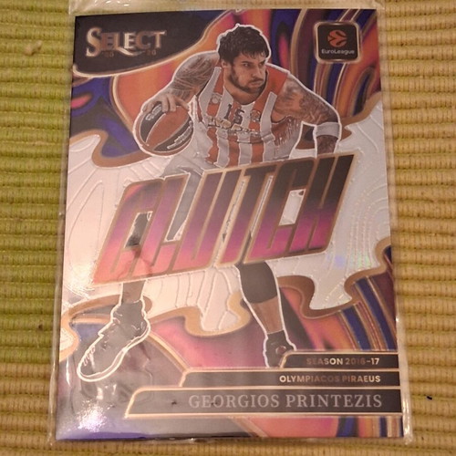 Panini Select Euroleague Georgios Printezis Clutch silver card