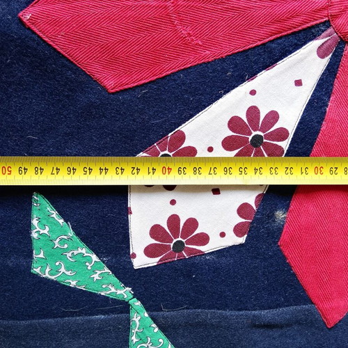 Μάλλινο χειροποίητο χαλί Patchwork Quilt σαν καινούργιο
