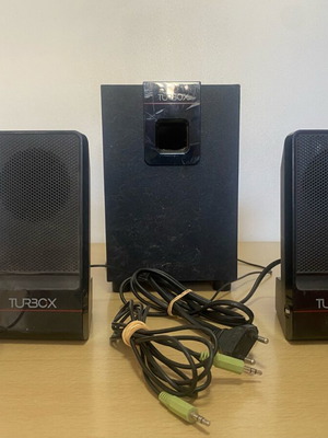 Turbo-X computer speakers like new, external