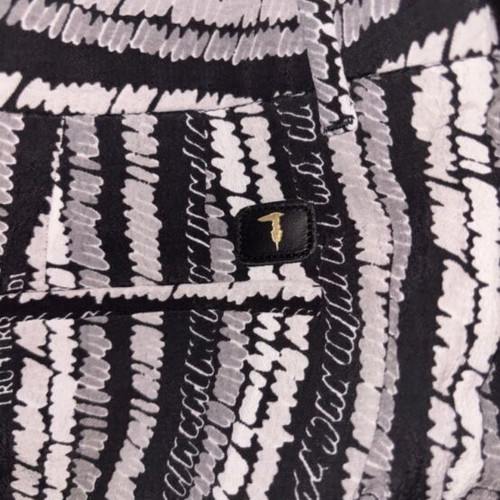 Tru Trussardi silk set shirt and pants medium like new
