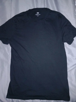 T shirt H&M used, black, size S